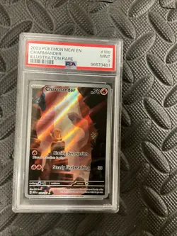 Pokemon Charmander TCG Scarlet Violet-151 Holo Illustration Rare Card 168/165 - Image 1