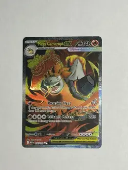 Mega Camerupt ex 156/132 Full Art Mega Evolutions Pokemon 2025 Near Mint - Image 1