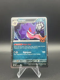 Pokemon TCG Gengar 057/091 Halloween Trick Or Trade 2024 Cosmos Holo - Image 1