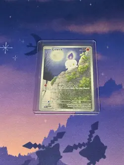 Pokemon TCG Litwick 101/086 White Flare Illustration Rare Holo English Edition - Image 1