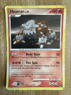 Heatran 1/17 Rare Pokemon TCG Pop Series 8 Promo DMG - Image 1