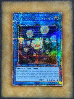Yugioh Hieratic Seal of the Heavenly Spheres RA02-EN039 Quarter Century 1st NM - Image 1