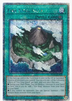 Fire King Island (Quarter Century Secret Rare) RA03-EN059 Quarter Century - Image 1