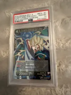 Dragon Ball Super Card Game - BT4-081 Dynasty Deferred Son Goku PSA 10 Tcg Dbs - Image 3