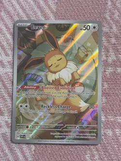 Pokemon TCG Eevee Card Black Star Promo #SVP173 Prismatic Evolutions NM - Image 1