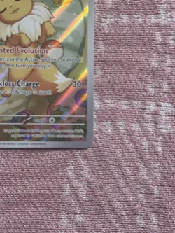 Pokemon TCG Eevee Card Black Star Promo #SVP173 Prismatic Evolutions NM - Image 3