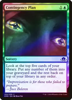 Contingency Plan FOIL Eldritch Moon NM Blue Common MAGIC MTG CARD ABUGames - Image 1