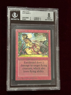 MTG Alpha Earthbind BGS 8 NM Mint - Image 1