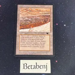 1x MTG Antiquities Strip Mine Version C (Tower) from Estate Collection - Image 1