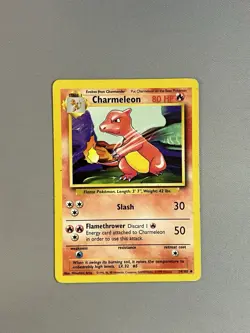 CHARMELEON 24/102 1999 POKEMON TCG BASE SET WOTC WIZARDS OF THE COAST - Image 1