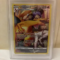 Pokemon TCG Charizard Trainer Gallery TG03/TG30 PSA 9 Lost Origin English Mint - Image 2