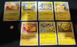 Pokemon Pikachu 6 Set Promo Bundled Pikachu Eevee Indonesia Near Mint - Image 1