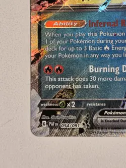 Charizard EX 054/091 Paldean Fates Pokemon Double Rare Holo Mint TCG English - Image 4