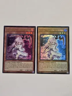 Ghost Reaper & Winter Cherries LCKC-EN079 FADED Yugioh Holo Foil Bleed Mint - Image 1