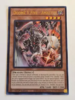 DoomZ XII Zero - Drastea DOOD-EN008 Yugioh Deck Core Set Doom of Dimensions Mint - Image 3
