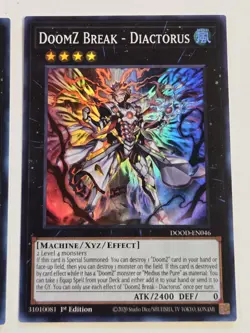DoomZ XII Zero - Drastea DOOD-EN008 Yugioh Deck Core Set Doom of Dimensions Mint - Image 5
