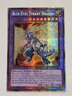 Blue-Eyes Tyrant Dragon MP25-EN012 Starlight Rare Yugioh 2025 Mega-Pack Mint - Image 1