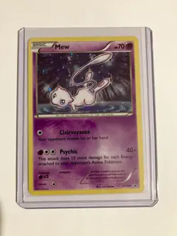 2017 Mew Cosmos Holo Black Star Promo Card XY192 Pokemon TCG - Image 1