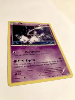 2017 Mew Cosmos Holo Black Star Promo Card XY192 Pokemon TCG - Image 3