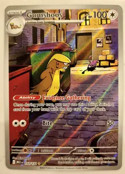 Gumshoos - 153/132 - Illustration Rare - Mega Evolution - Pokemon Card - NM/M - Image 1