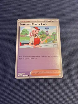 Pokemon Center Lady - 123/132: Mega Evolution Reverse Holo Near Mint - Image 1