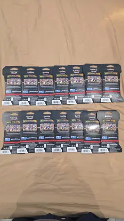 Pokemon TCG Mega Evolution Sleeved Booster Pack Lot of 13 - Image 2