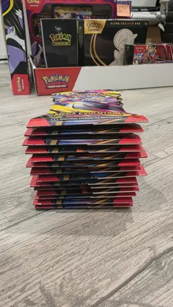 Pokemon TCG Mega Evolution Sleeved Booster Pack Lot of 13 - Image 5