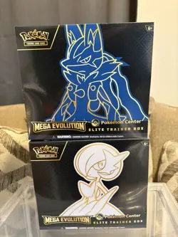 Pokemon TCG Mega Evolution Pokemon Center Elite Trainer Box ETB Set Of 2 Sealed - Image 1