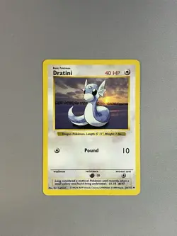 SHADOWLESS DRATINI 26/102 1999 POKEMON TCG BASE SET WOTC WIZARDS OF THE COAST - Image 1