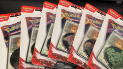 ‼6 Pokemon Destined Rivals Blister Coin Pack - Eevee Promo - LOT OF 6 Blisters - Image 2