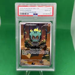 2025 POKEMON MEG EN-MEGA EVOLUTION ILLUSTRATION RARE #146 MARSHADOW PSA 10 - Image 1