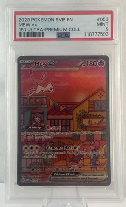 MEW EX 53 2023 Pokemon English 151 Ultra Premium Collection PSA 9 - Image 1