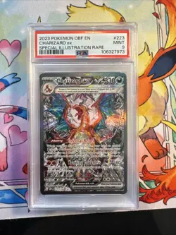 2023 Pokemon Charizard ex Special Illustration Rare Mint 9 Card - Image 1