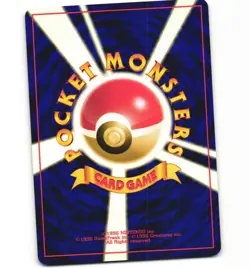 Japanese Pokemon Murkrow No 198 Old back Neo MP Card - Image 2