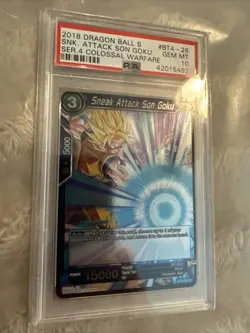 Dragon Ball Super Card Sneak Attack Son Goku BT4-026 NM/M PSA 10 Graded Tcg Car - Image 2
