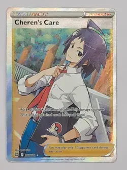 Cheren's Care - 168/172 - Pokemon Brilliant Stars Sword Shield Full Art Card NM - Image 1