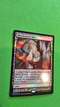 FOIL Bloodstained Mire - Zendikar Expeditions 018/045 - Lightly Played - English - Image 3