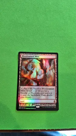 FOIL Bloodstained Mire - Zendikar Expeditions 018/045 - Lightly Played - English - Image 4