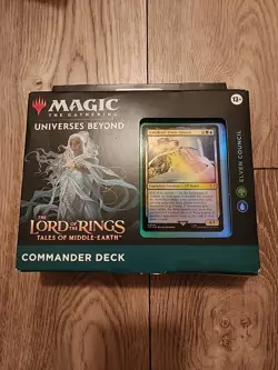 Magic The Gathering MTG Elvin Council LOTR Commander Deck - Image 1