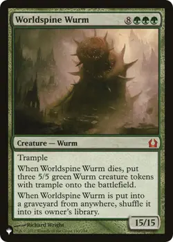 MTG Return to Ravnica - Worldspine Wurm [The List] - Image 1