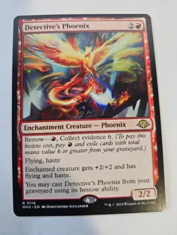 MTG - Detective's Phoenix - Modern Horizons 3 - Image 1