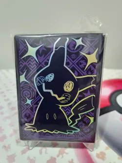 Pokemon TCG - Paldean Fates Penny Sleeves - Mimikyu - x65 - SEALED - Image 1
