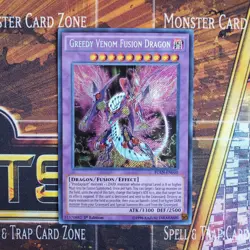 1x Greedy Venom Fusion Dragon - Secret Rare - FUEN-EN010 - 1st Ed - LP - Image 1
