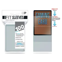 100 Ultra PRO Fit Small Top Load Card Inner Sleeve Double 60x87 Perfect Japanese - Image 2