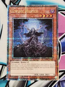 RA03-EN185 Zombie Master : Quarter Century Secret Rare Card : 1st Ed YuGiOh - Image 1