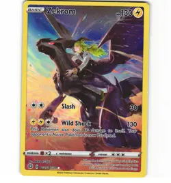 Pokemon Zekrom TG05/TG30 LP Swsh09 Brilliant Stars Trainer Gallery LP Card - Image 1
