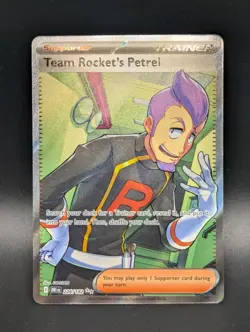 Pokemon Team Rocket's Petrel 226/182 Destined Rivals Full Art NM Card - Image 1