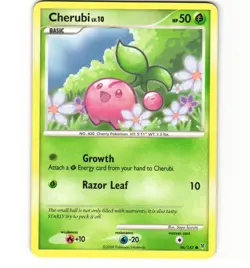 Pokemon Cherubi 96/147 Supreme Victors LP Card - Image 1