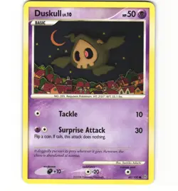Pokemon Duskull 60/100 Diamond & Pearl Stormfront MP Card - Image 1