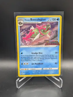 Pokemon Hisuian Basculegion SWSH205 Astral Radiant Stamped Promo Variant LP Card - Image 1